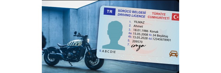 Motosiklet Ehliyetleri ve Sınıfları