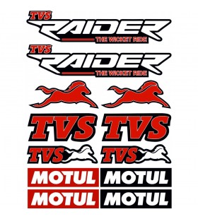 Tvs Raider 125 Etiket Sticker A4 Boy Tvs Raider 125 Etiket Sticker A4 Boy