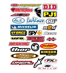 Motosiklet Etiket Sticker Seti Model 5 A4 Boy Motosiklet Etiket Sticker Seti Model 5 A4 Boy