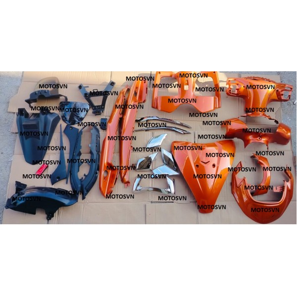 Tvs Jupiter 125 Kaporta Seti 26 Parça Turuncu