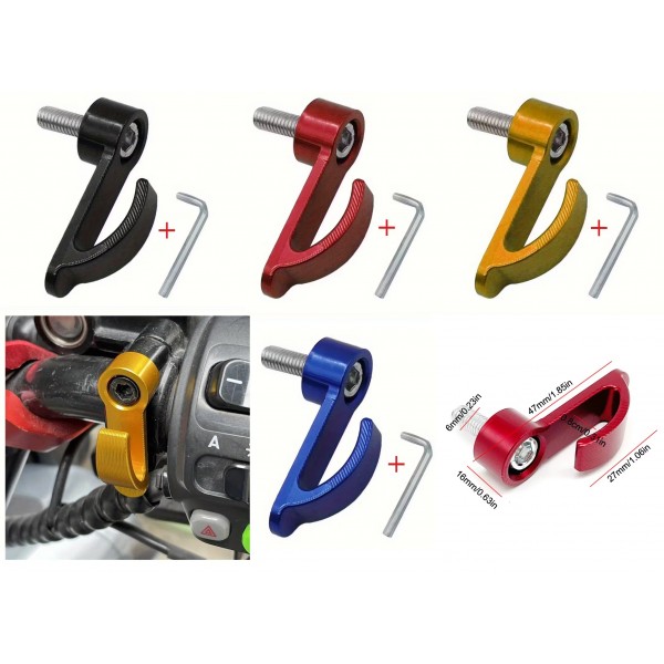 Motosiklet poşet Kask Askısı Alimiyum 1 Adet