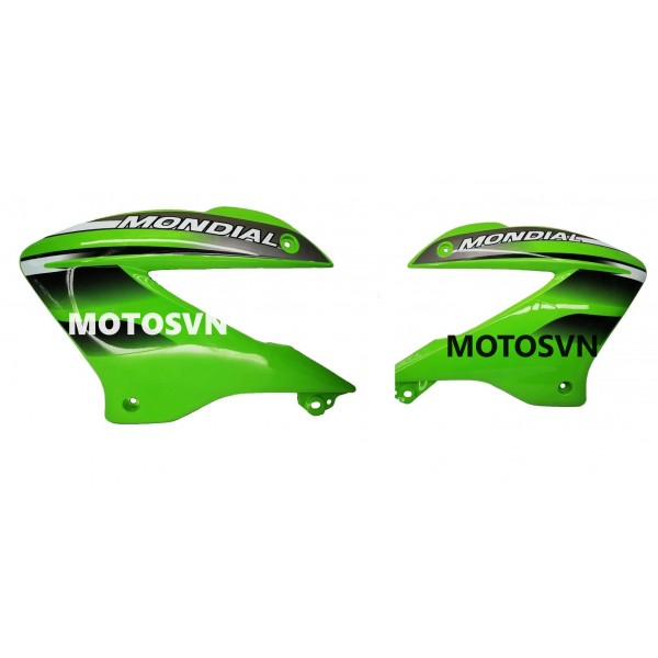 Mondıal Cross X-treme 200 Depo Yan Kapak Granaj Sağ Sol Takım  Yeşil