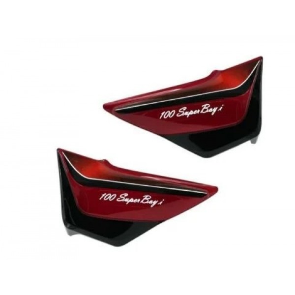Mondıal  Mg 100 Superboy İ Sele Altı Yan Kapak Sağ - Sol Kırmızı Orjinal