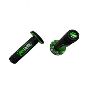 Motosiklet Cg Cross Scooter Protaper Elcik Slikonlu  Siyah-Yeşil
