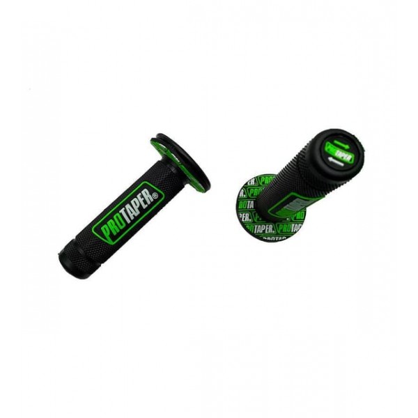 Motosiklet Cg Cross Scooter Protaper Elcik Slikonlu  Siyah-Yeşil