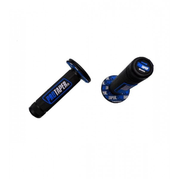 Motosiklet Cg Cross Scooter Protaper Elcik Slikonlu  Siyah-Mavi