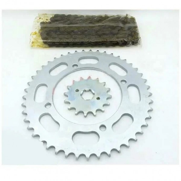 Yamaha Xv 250 Ön Arka Dişli Zincir Set 45-16