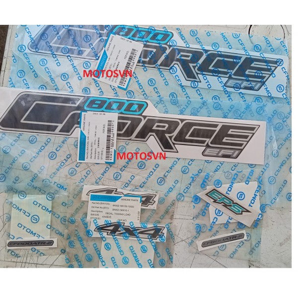 Cf Moto Cforce 800 Eps Etıket Komple